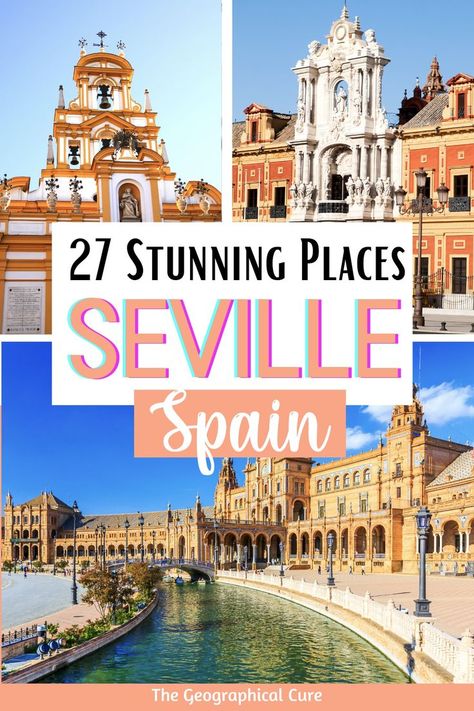 Pinterest pin for top attractions in Seville