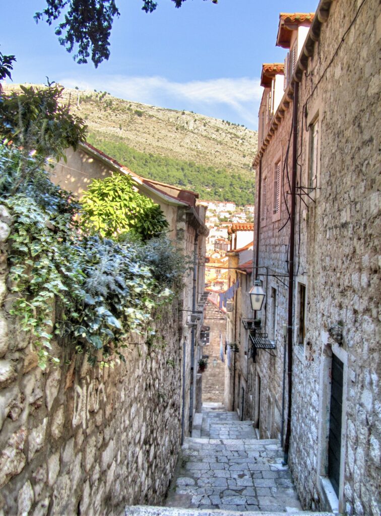 stony side street I nDubrovnik