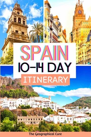 pin for 10-14 days in Spain itinerary