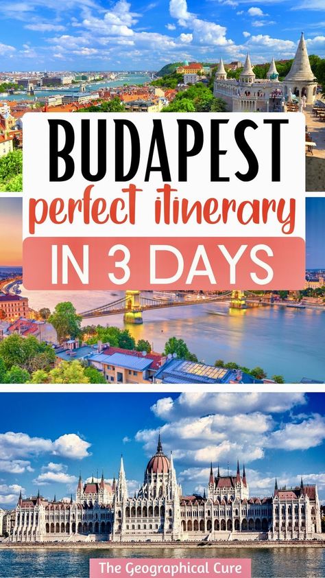 Pinterest pin for 3 days in Budapest itinerary