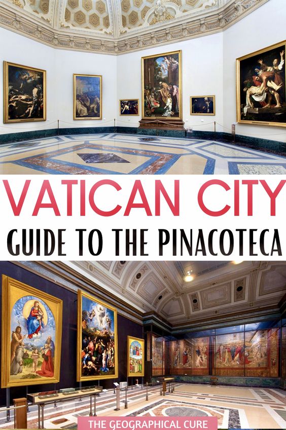 Pinterest pin for guide to the Vatican Pinacoteca