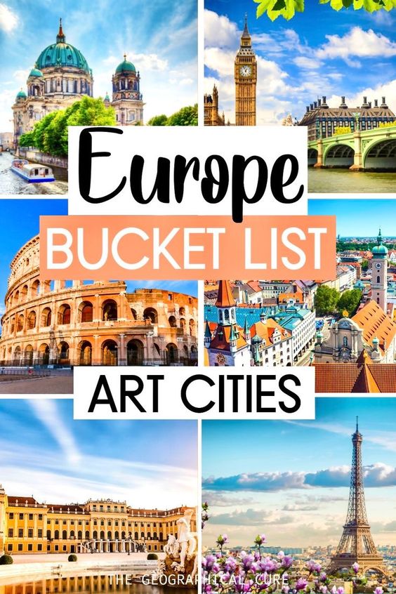 Pinterest pin for best cities in Europe for art lovers