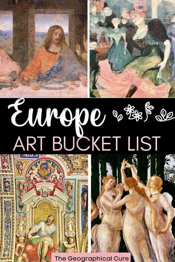 Pinterest pin for best cities in Europe for art and culture lovers