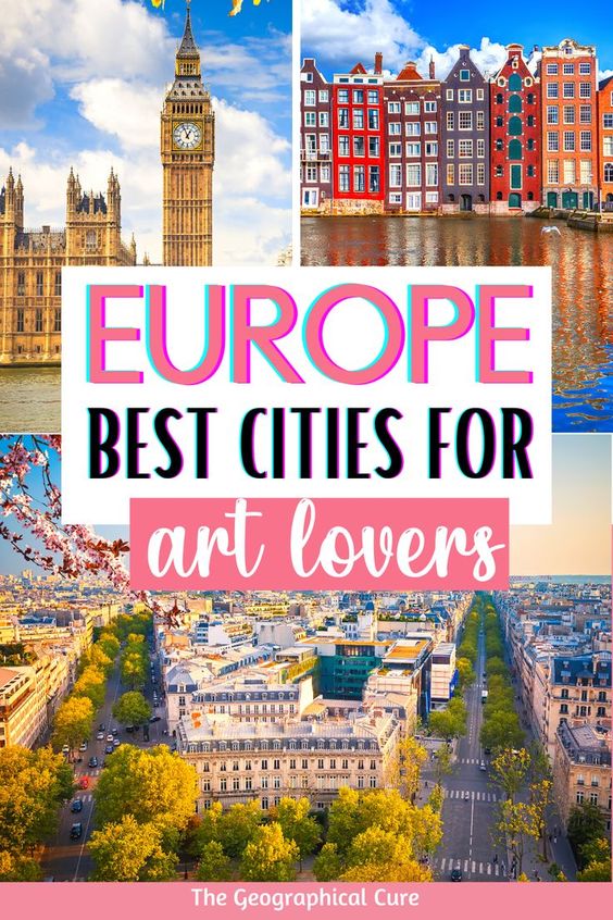 Pinterest pin for best cities in Europe for art lovers
