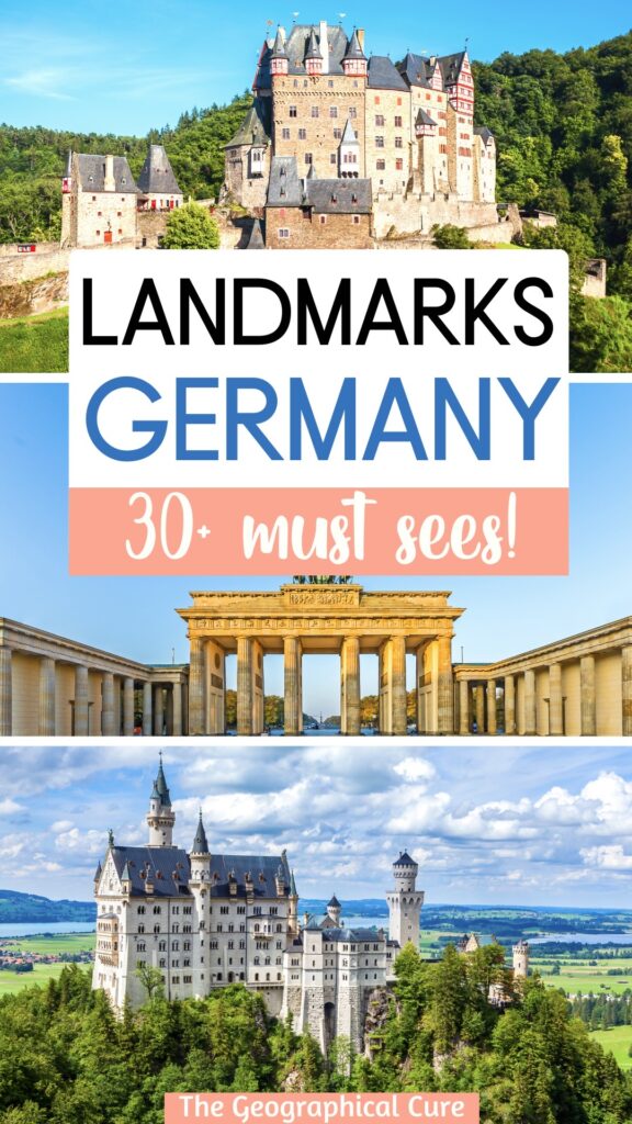 Pinterest pin for landmarks in Germany