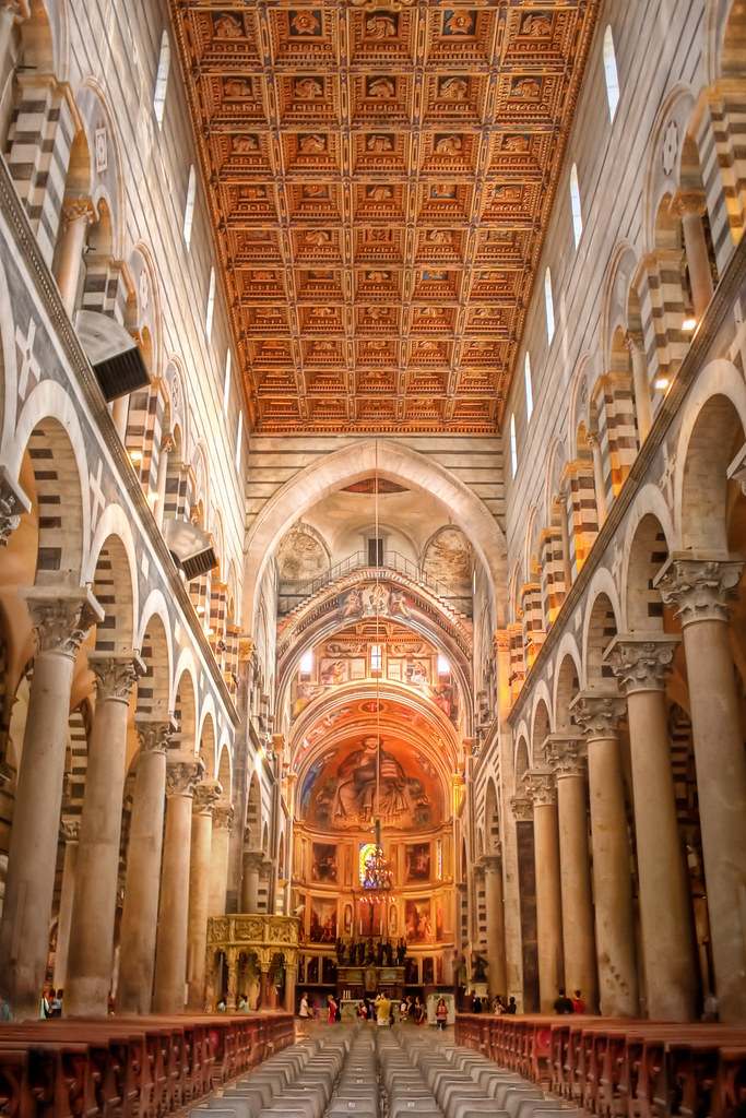 interior of the Pisa Duomo