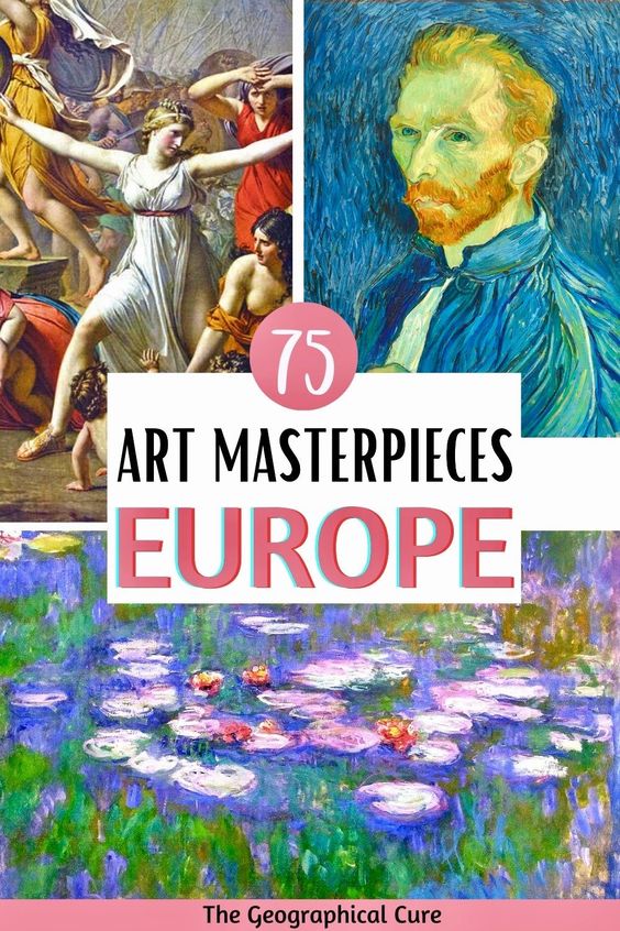 Pinterest pin for best art masterpieces in Europe