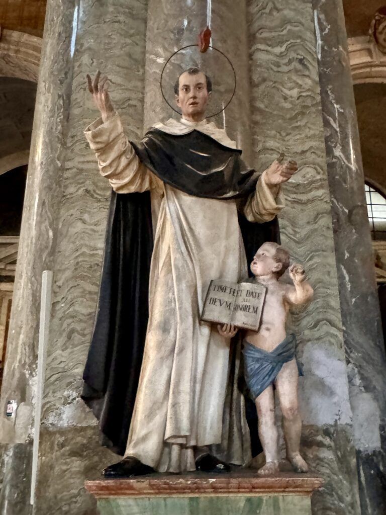 sculpture in the basilica