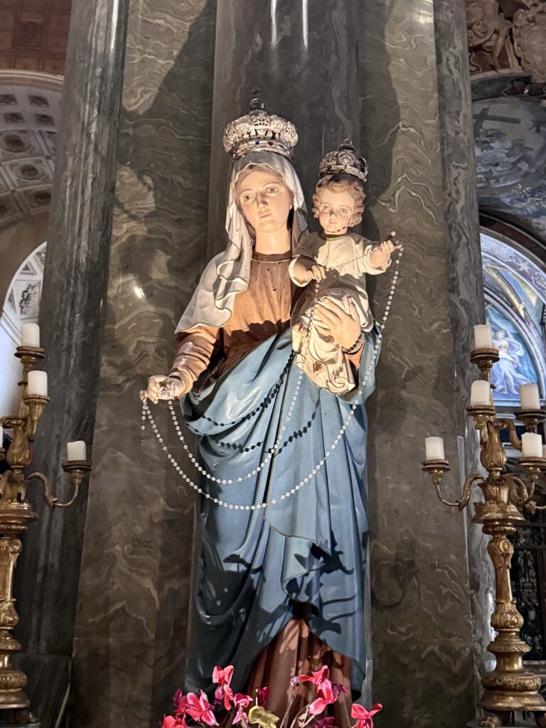 sculpture in the basilica