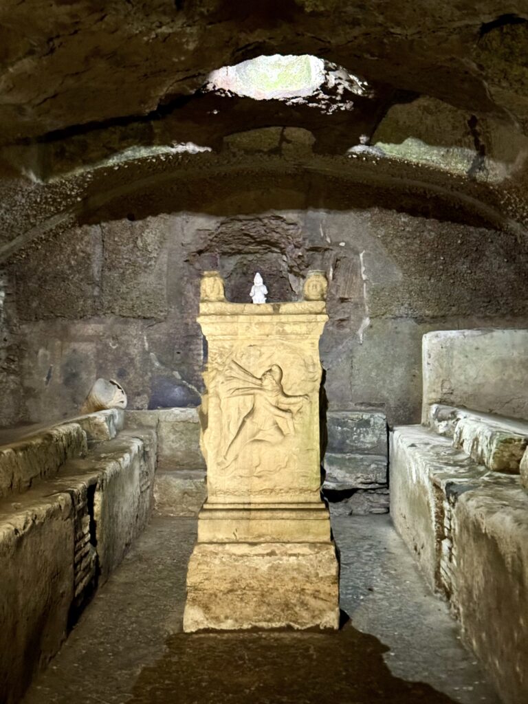 altar and Mithraeum