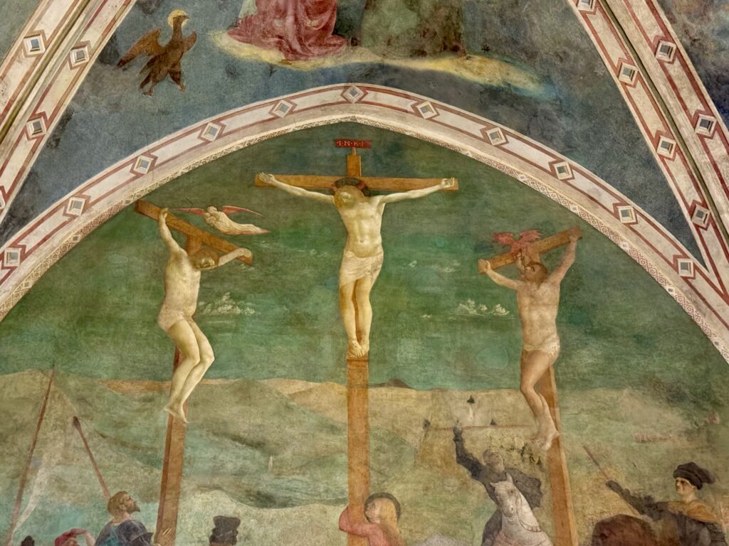 frescos in the Castiglione Chapel