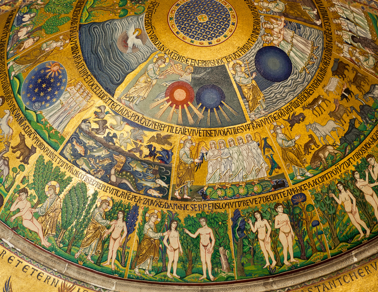 golden mosaics in St. Mark’s Basilica