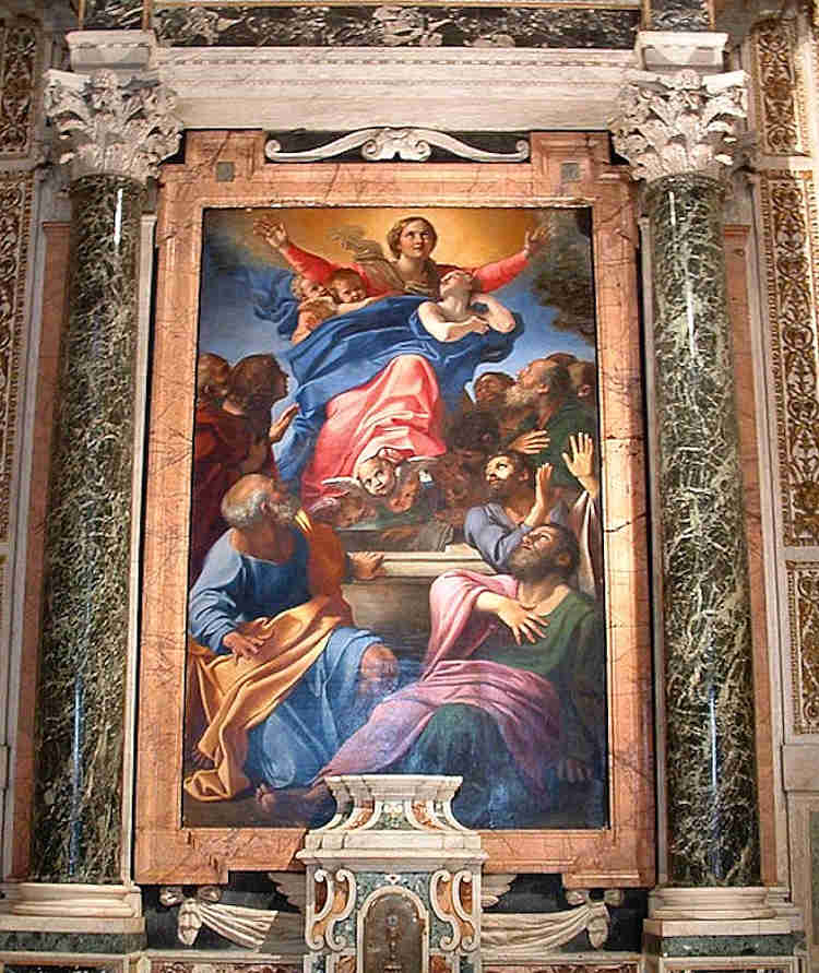 Annabale Carracci's Assumption of the Virgin