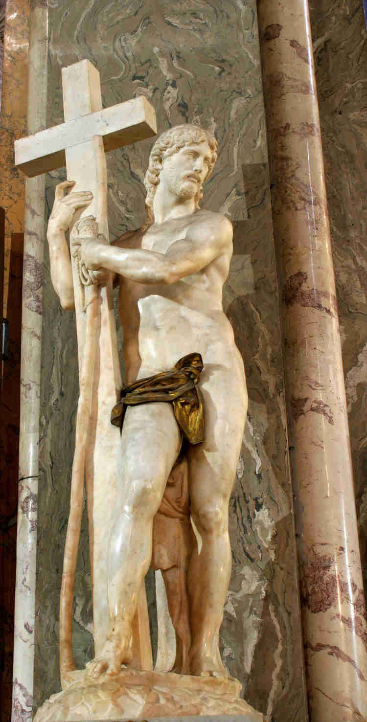 Michelangelo Sculpture of Christ Bearing the Cross