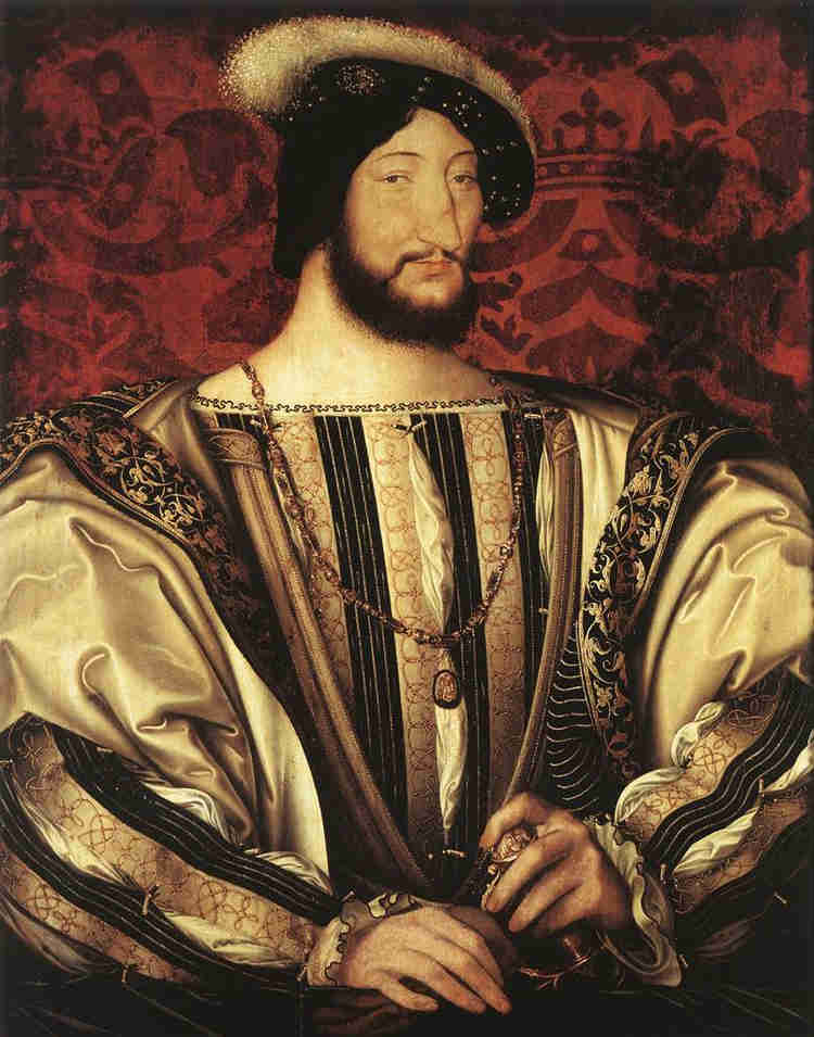 Portrait of Francis I in Paris' Louvre Museum