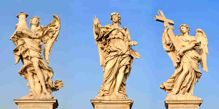 angels on the Ponte Sant'Angelo