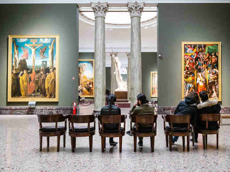 gallery in the Brera Museum