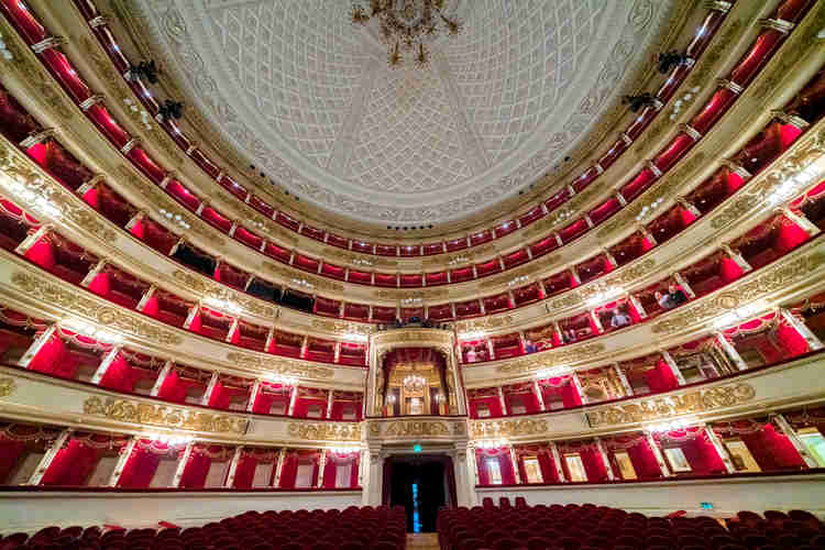 the theater in La Scala