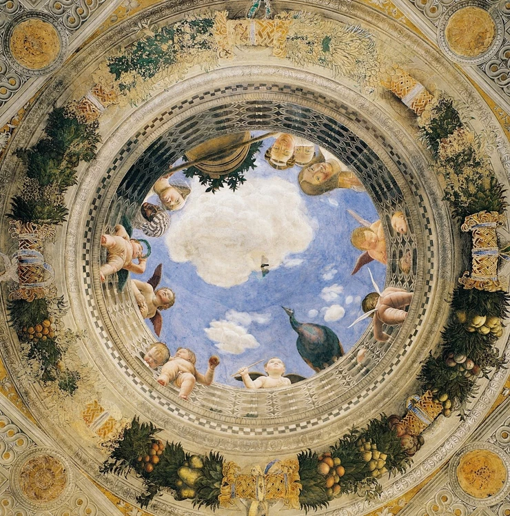 the oculus in Mantegna's Camera degli Sposi
