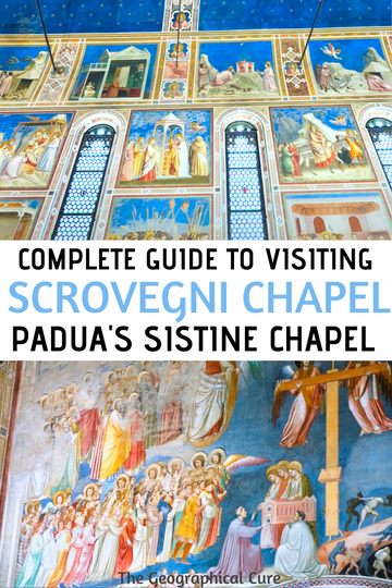 Pinterest pin for guide to the Scrovegni Chapel