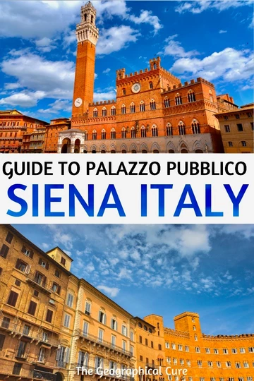 Pinterest pin for guide to the Palazzo Pubblico