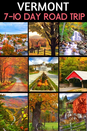 7-10 day itinerary for Vermont