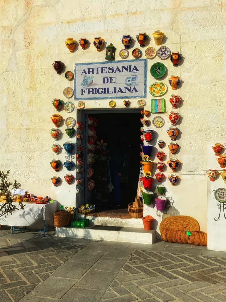 ceramics shop in Frigiliana