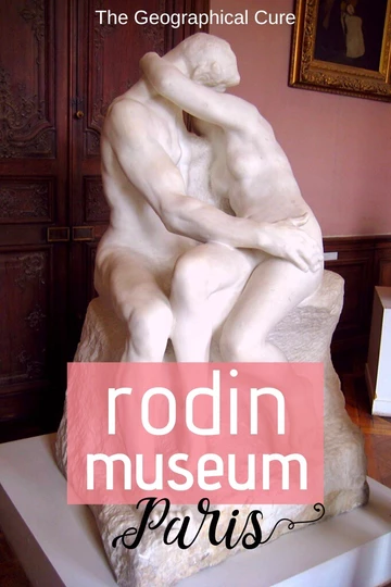 Pinterest pin for guide to the Rodin Museum in Paris