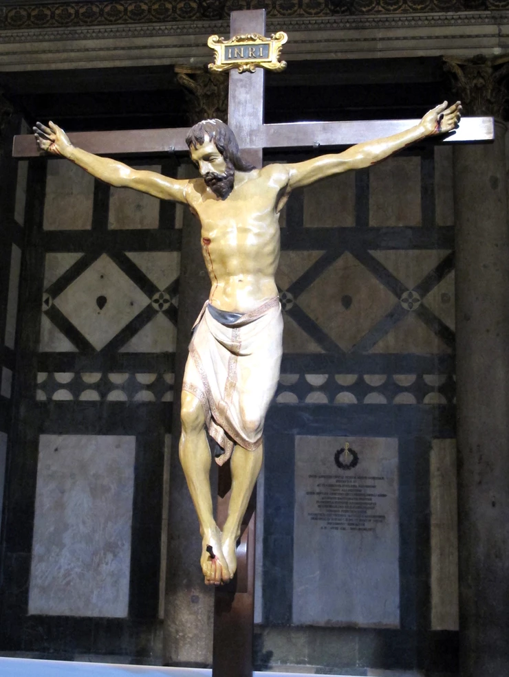 Donatello Crucifix in the Basilica of Santa Croce