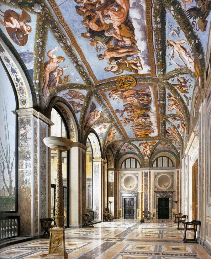 Loggia of Cupid and Psyche in Villa Farnesina