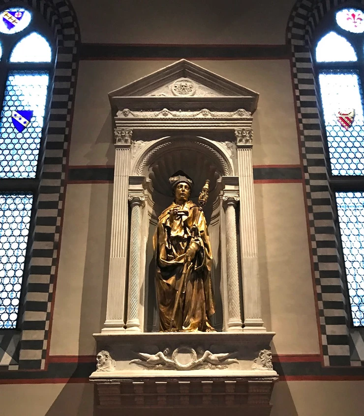 Donatello's St. Louis of Toulouse, his first bronze statue