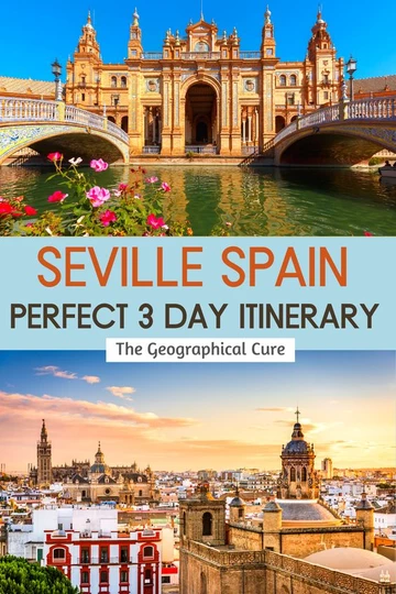 Pinterest pin for 3 days in Seville itinerary