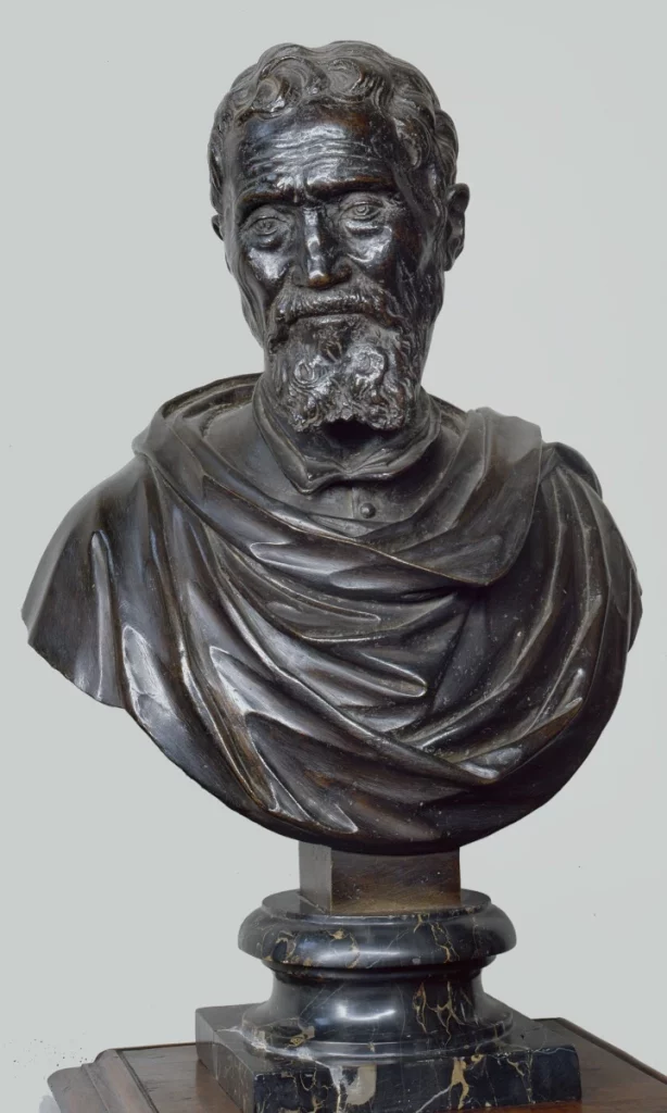 Daniele da Volterra's bronze bust of Michelangelo