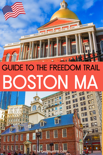 pin for guide to the Freedom Trail in Boston