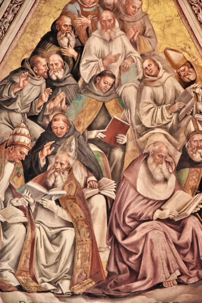 Detail of the Fresco of the Patriarchs by Luca Signorelli