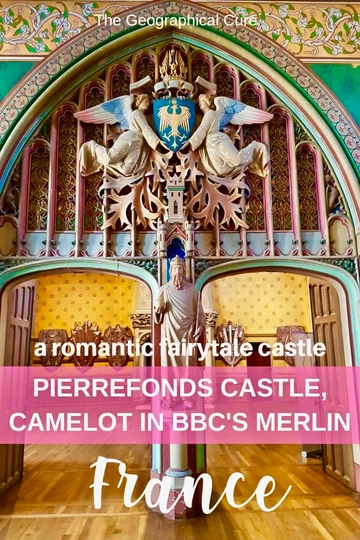 Pinterest pin graphic for guide to Pierrefonds Castle