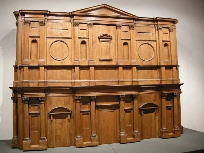 Michelangelo's wooden model for the facade of San Lorenzo
