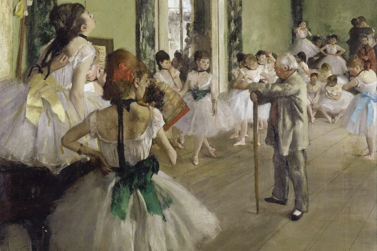 Edgar Degas, The Dance Class, 1874