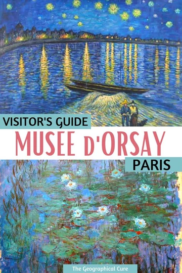 Pinterest pin for guide to the masterpieces of the Musee D'Orsay in Paris