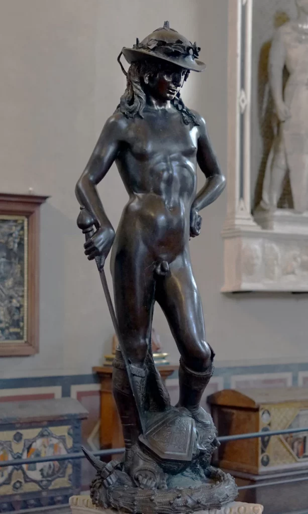Donatello's Bronze David, his most famous sculpture