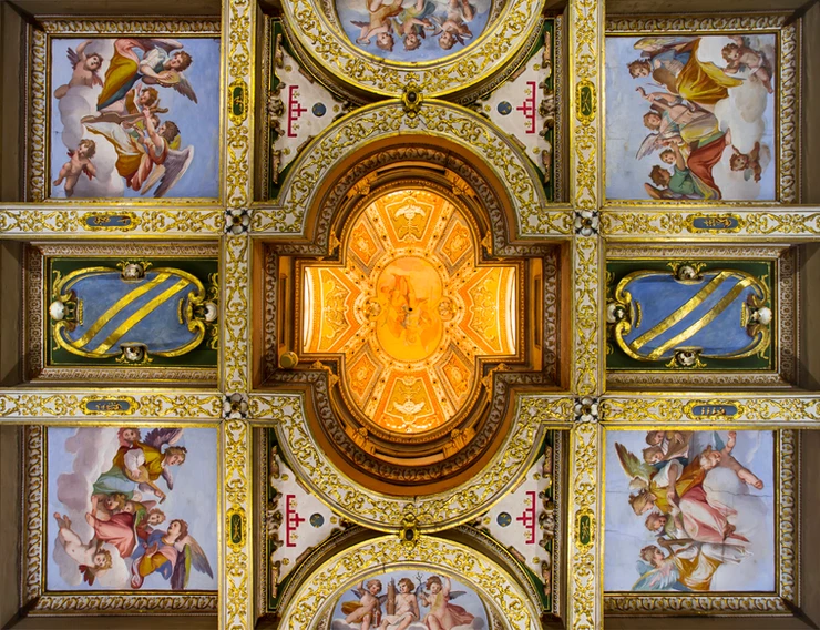 ceiling in Casa Buonarroti