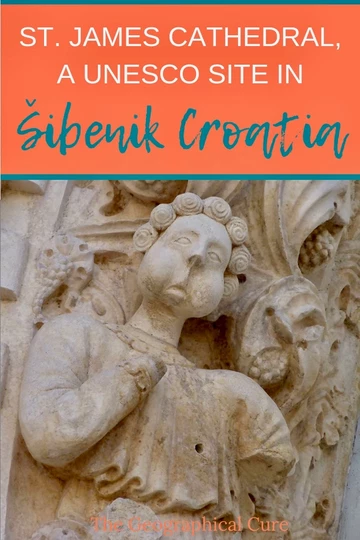 Pinterest pin or guide to Sibenik Cathedral in Croatia