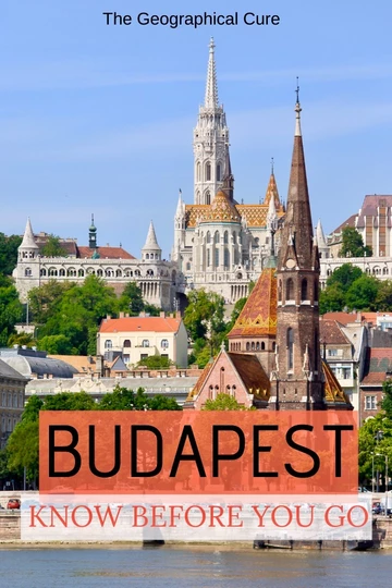 Pinterest pin for tips for visiting Budapest