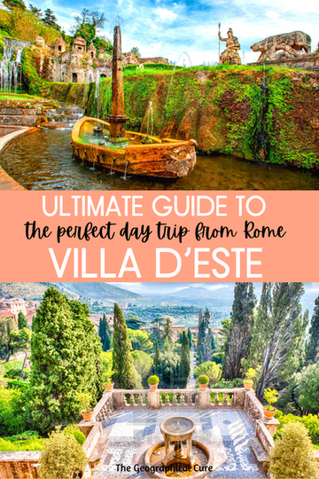 Pinterest pin for guide to Villa d'Este