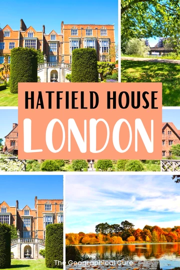 Pinterest pin for guide to Hatfield House