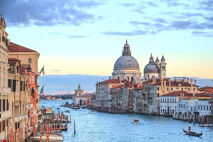 the beautiful Grand Canal in Venice