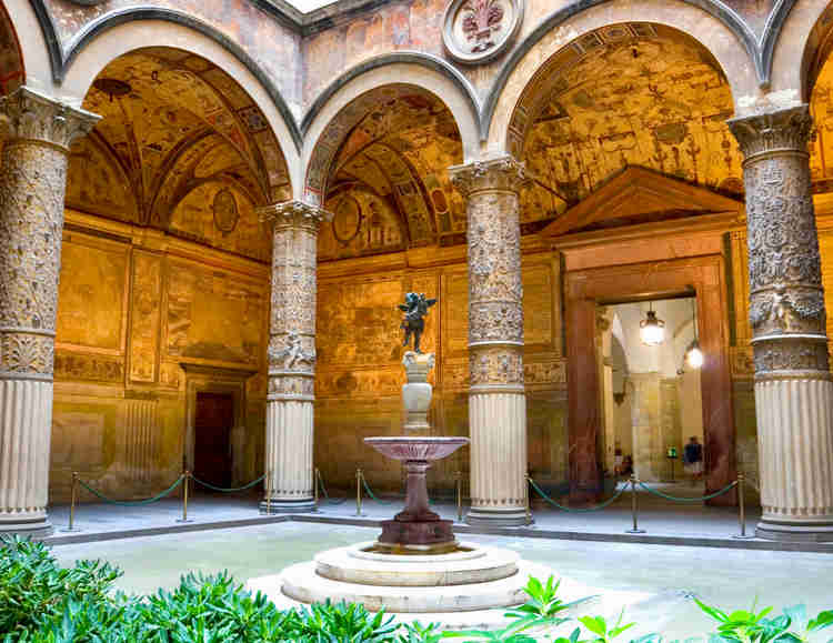 courtyard of the Palazzo Vecchio