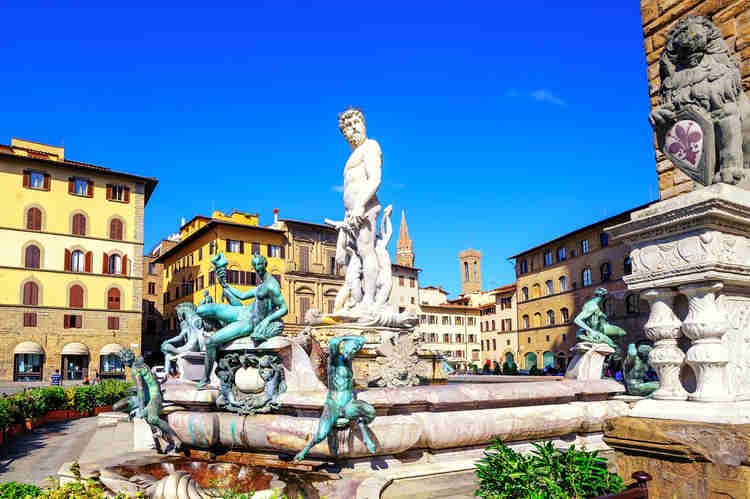 Neptune Fountain in the Piazza della Signoria