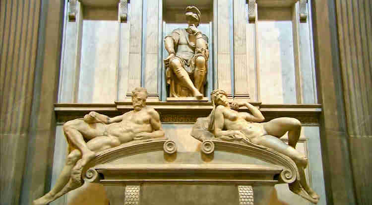 Michelangelo's Tomb for Giuliano de Medici