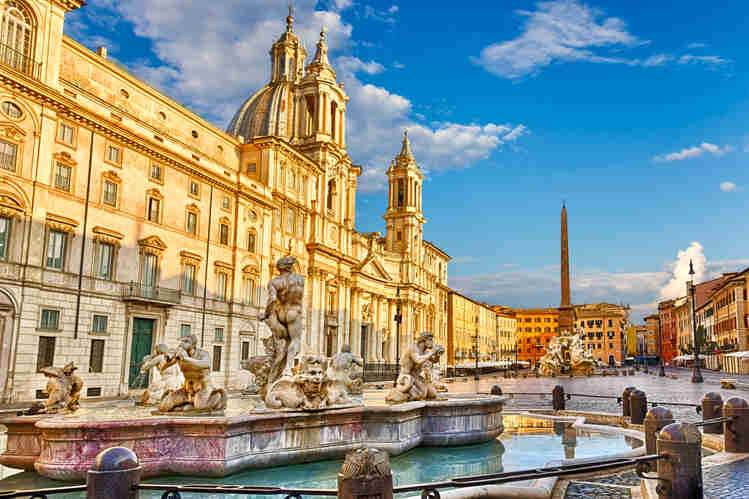 Church of Saint Agnes in Rome's Piazza Navona